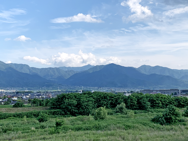 御坂山地方面